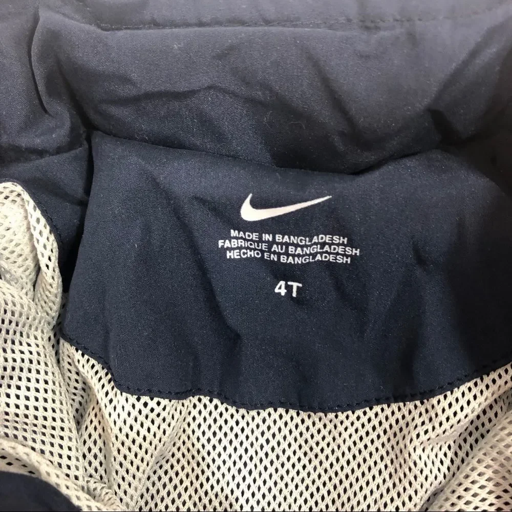Boys Nike Windbreaker Reb and‎ Blue Size 4T